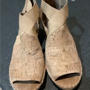 Gentle Souls Tan Cork Espadrilles